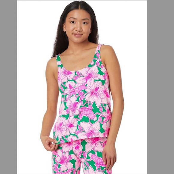 Lilly Pulitzer Pajamas Multi Palm Beach Coral - Picture 6 of 16